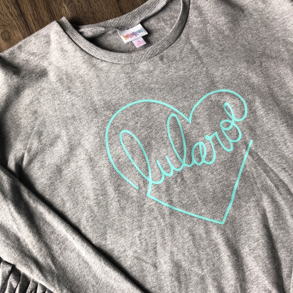 LuLaRoe Fringe Sweatshirt - Picture 2 of 6